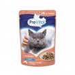 PREVITAL Cat Food Mix 4 Flavors Chicken, Veal, Salmon, Poultry wet cat food 96 x 100 g