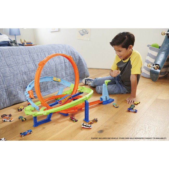 Hot Wheels Action Twisted Tornado Loop Cyclone Challenge Set HTK16 MATTEL Hot Wheels Action Twisted Tornado Loop Cyclone Challenge Set HTK16 MATTEL