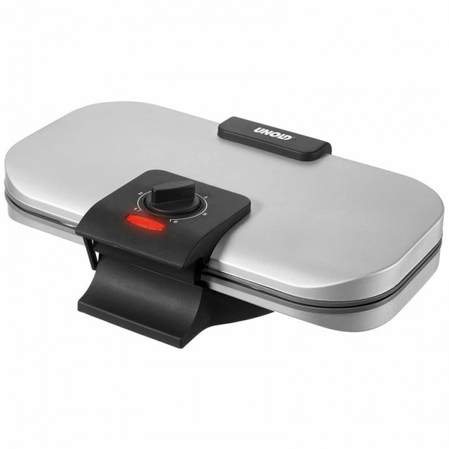 Unold 48241 waffle iron 2 waffle(s) 1300 W Black, Silver
