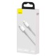 Baseus CATLGD-02 lightning cable 1 m White Baseus CATLGD-02 lightning cable 1 m White