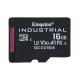 Kingston Technology 16GB microSDHC Industrial C10 A1 pSLC Card + SD Adapter