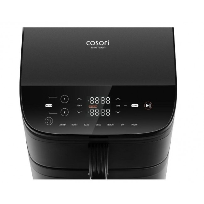 Cosori CAF-DC121 Double 10.8 L Stand-alone Hot air fryer Black