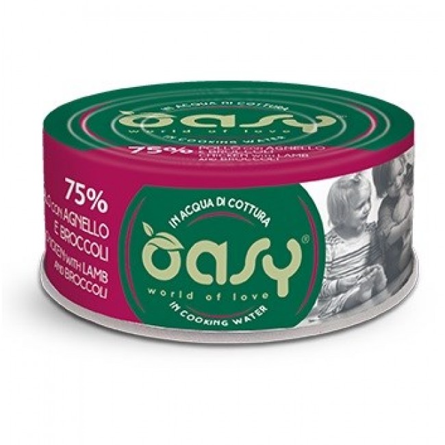 OASY More Love Chicken with lamb and broccoli - wet cat food - 70g