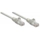 Intellinet Network Patch Cable, Cat5e, 2m, Grey, CCA, U/UTP, PVC, RJ45, Gold Plated Contacts, Snagless, Booted, Lifetime Warranty