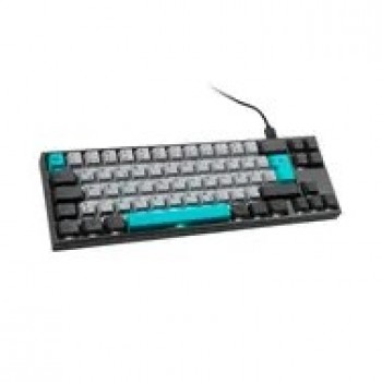 Ducky Miya Pro Moonlight TKL Gaming Keyboard for PC/Mac, MX-Blue, White LED - Dark Grey