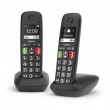 Gigaset E290 Duo - Cordless DECT Phone Black