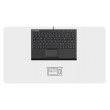 KeySonic KSK-3211ELU (DE) keyboard Home USB QWERTZ German Black