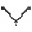 Tracer Double Armflex Monitor Mount, Black