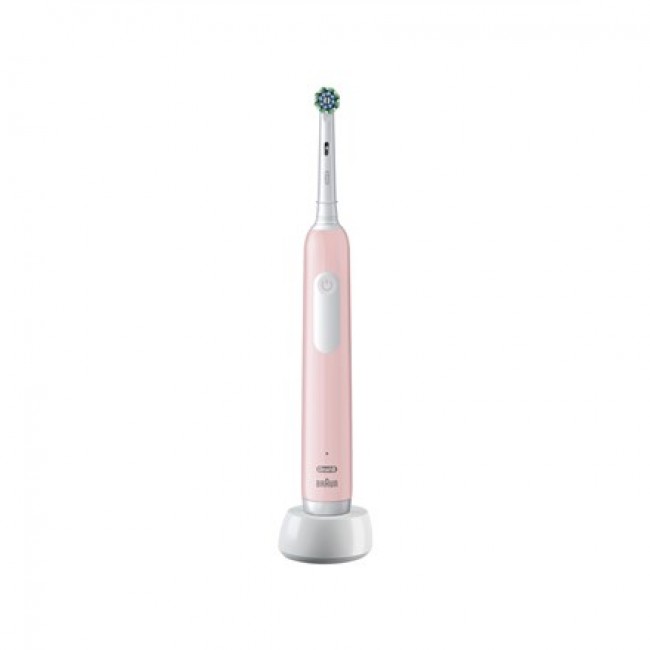 Oral-B | Pro Series 1 Cross Action | Electric Toothbrush | Rechargeable | For adults | Pink | Number of brush heads included 1 | Number of teeth brushing modes 3