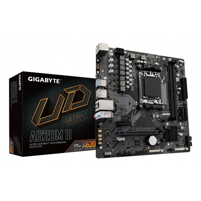 Gigabyte A620M H (A620,AM5,mATX,DDR5) Gigabyte A620M H (A620,AM5,mATX,DDR5)