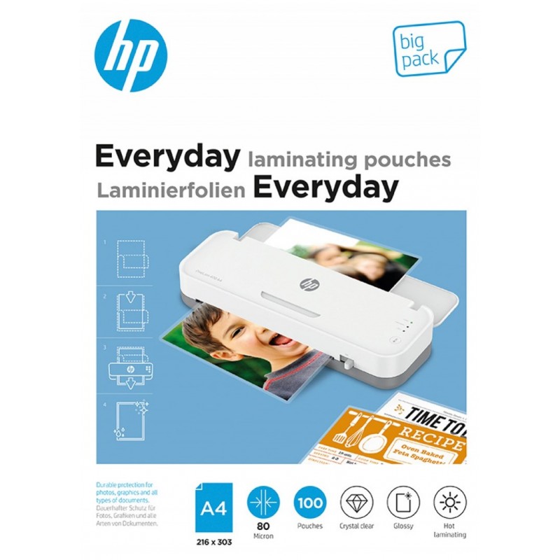 HP Everyday lamination film A4 100 pc(s) HP Everyday lamination film A4 100 pc(s)