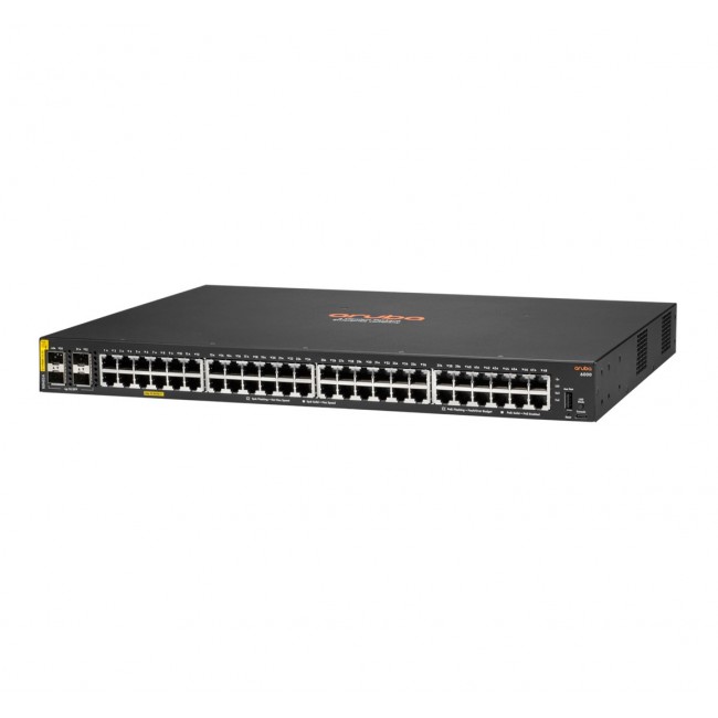 Aruba 6000 48G Class4 PoE 4SFP 370W Managed L3 Gigabit Ethernet (10/100/1000) Power over Ethernet (PoE) 1U