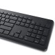 DELL KM3322W keyboard Mouse included Office RF Wireless Ukrainian Black