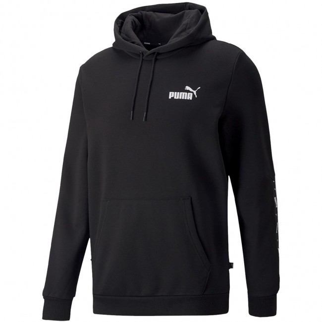 Puma ESS+ Tape Hoodie FL black 849040 01 Puma ESS+ Tape Hoodie FL black 849040 01