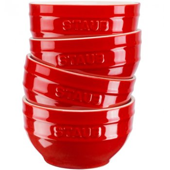 STAUB ROUND BOWL 40508-146-0 14 CM - SET OF 4 PIECES