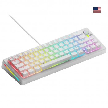 Glorious Gaming GMMK 3 65% Prebuilt Wired White - US