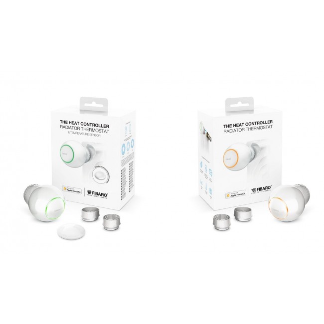 Fibaro The Heat Controller Starter Pack ZW5 EU thermostat Z-Wave White Fibaro The Heat Controller Starter Pack ZW5 EU thermostat Z-Wave White