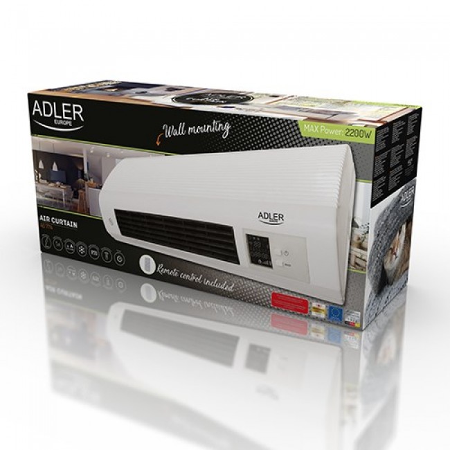 Adler AD 7714 electric space heater Indoor Black, White 2200 W Fan electric space heater Adler AD 7714 electric space heater Indoor Black, White 2200 W Fan electric space heater