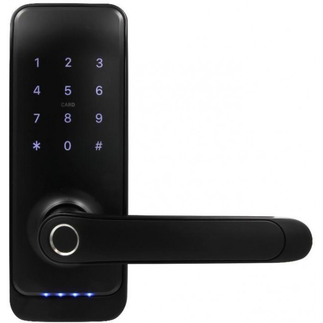 Handle with access controller EURA ELH-01H4 black Handle with access controller EURA ELH-01H4 black