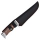 SCK hunting knife with wooden handle