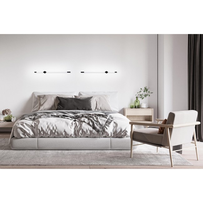 Activejet Lungo Black LED Wall Light