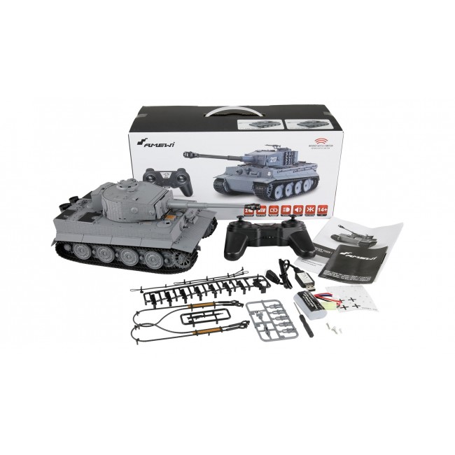Amewi Tiger 1 Radio-Controlled (RC) model Tank Electric engine 1:24