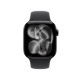 Apple Watch Series 11 GPS 42mm Jet Black Aluminium Case with Black Sport Band - S/M