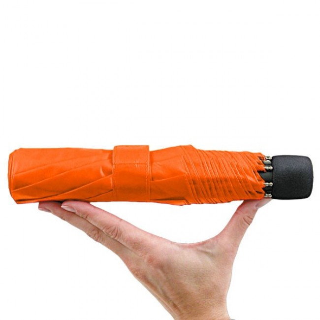EuroSCHIRM light trek automatic Orange Fiberglass Polyester Compact Rain umbrella