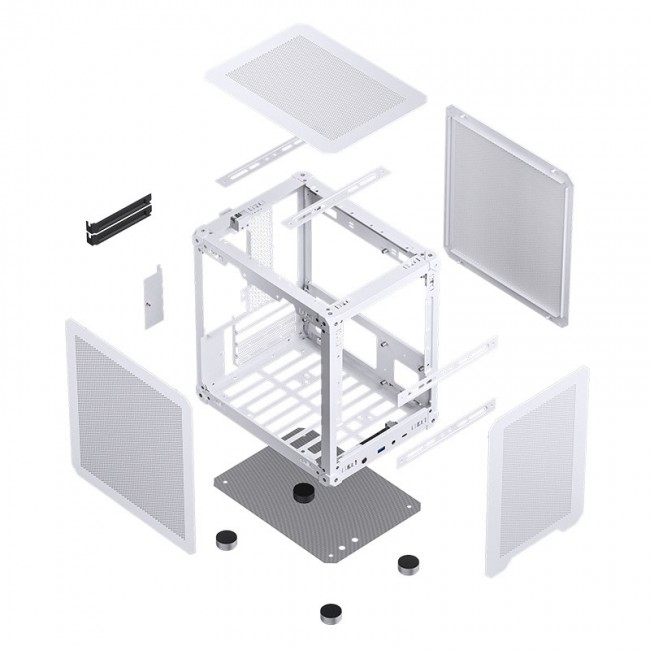 Jonsbo C6 Micro-ATX Case - white