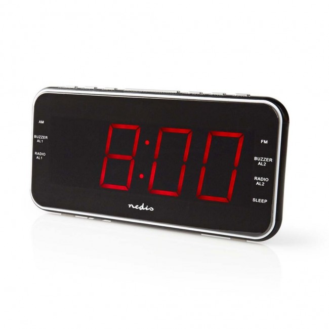 Nedis CLAR004BK alarm clock Digital alarm clock Black