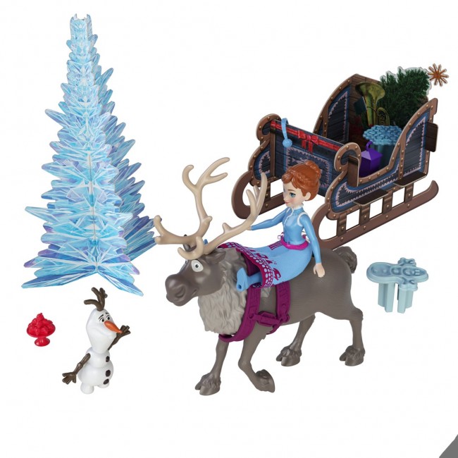 Disney Frozen Advent Calendar with 24 Days of Surprise Toys, Including Anna & Elsa Small Dolls