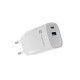 NATEC RIBERA GAN CHARGER 1X USB-A + 1X USB-C 30W WHITE NATEC RIBERA GAN CHARGER 1X USB-A + 1X USB-C 30W WHITE