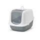 SAVIC Nestor Jumbo White-Grey covered cat litter box 66.5x48.5x46.5 cm 1 pc. SAVIC Nestor Jumbo White-Grey covered cat litter box 66.5x48.5x46.5 cm 1 pc.