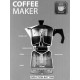 Maestro 3 cup coffee machine MR-1666-3-BROWN brown Maestro 3 cup coffee machine MR-1666-3-BROWN brown