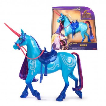 Unicorn Academy, River with 2 Riding Accessories, 11 , Compatible with Isabel, Dolls & Unicorn Toys for Girls Ages 4 and up