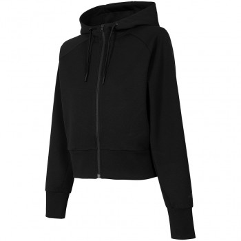 Women's sweatshirt 4F deep black H4Z22 BLD027 20S L
