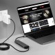 Lindy DST-Micro 140, USB-C Laptop Micro Docking Station with 4K Support and 1.4m 60W Charging Cable Lindy DST-Micro 140, USB-C Laptop Micro Docking Station with 4K Support and 1.4m 60W Charging Cable
