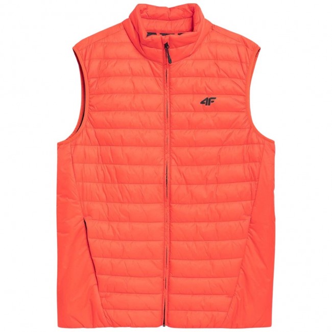 Men's Down Vest 4F Orange 4FSS23TDJAM082 70S M Men's Down Vest 4F Orange 4FSS23TDJAM082 70S M