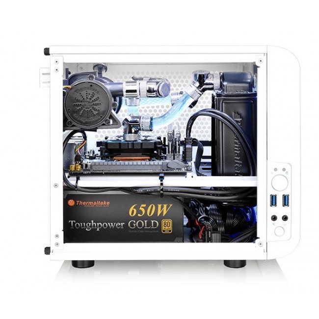 Thermaltake Core V1 Snow Edition Cube White Thermaltake Core V1 Snow Edition Cube White
