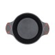 Resto Kitchenware Capella 4.6 L Round Black, Wood