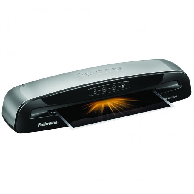 Fellowes Saturn 3i Cold/hot laminator 300 mm/min Black, Silver Fellowes Saturn 3i Cold/hot laminator 300 mm/min Black, Silver