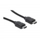 Manhattan HDMI 4K@30Hz Cable, 15m, Male to Male, Black, Ultra HD 4k x 2k, Fully Shielded, Gold Plated Contacts, Lifetime Warranty, High Speed, Equivalent to HDMM15M