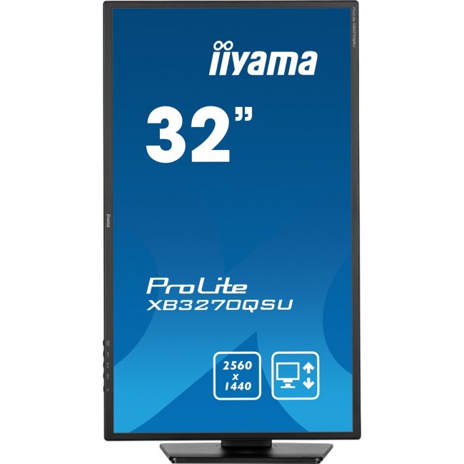 iiyama ProLite A height adjustable 32 IPS Panel Technology monitor featuring QHD resolution iiyama ProLite A height adjustable 32 IPS Panel Technology monitor featuring QHD resolution