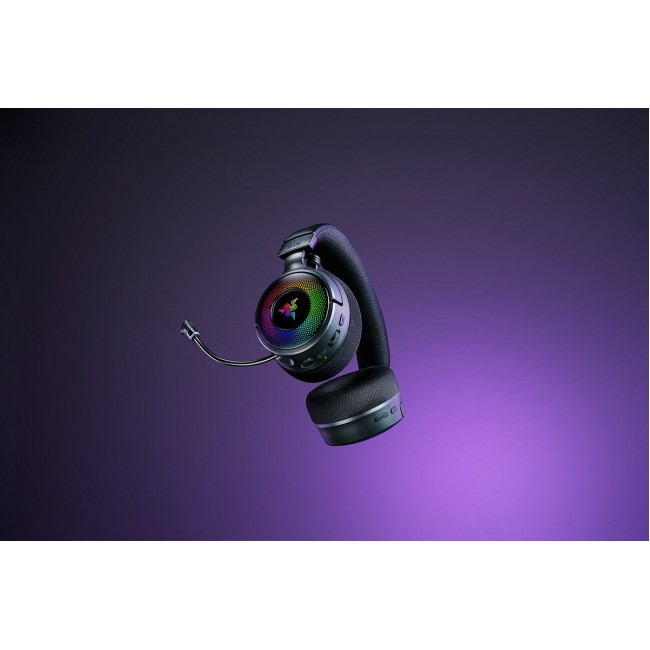 Razer Kraken V4 Headset Wireless Head-band Gaming USB Type-A Bluetooth Black Razer Kraken V4 Headset Wireless Head-band Gaming USB Type-A Bluetooth Black