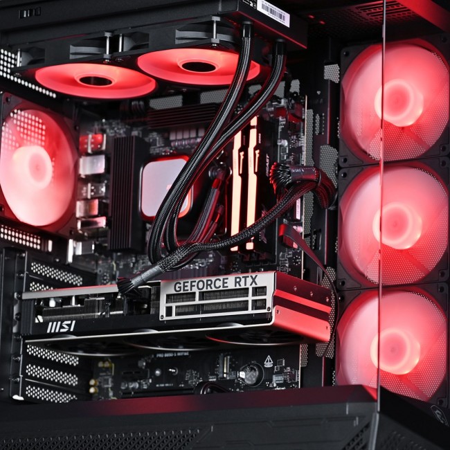 Actina 5901443440307 PC AMD Ryzen 7 7800X3D 32 GB DDR5-SDRAM 1 TB SSD NVIDIA GeForce RTX 5070 Midi Tower Black