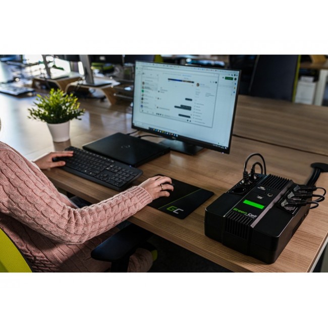 Green Cell AiO 800VA LCD uninterruptible power supply (UPS) Line-Interactive 0.8 kVA 480 W 6 AC outlet(s) Green Cell AiO 800VA LCD uninterruptible power supply (UPS) Line-Interactive 0.8 kVA 480 W 6 AC outlet(s)