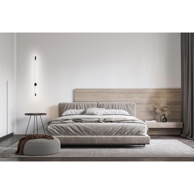 Activejet Lungo Black LED Wall Light