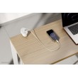Neomounts DS22-840WH6 Desk socket with clamp and USB-C and USB-A ports - Quick charge