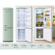 Ravanson LKK-315RM Retro Fridge 597 mm x 707 mm x 1943 mm | 315 l | Total No Frost | Energy Class E | mint