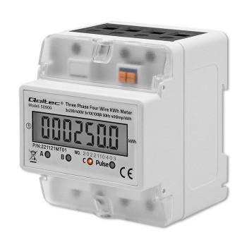 Three phase consumption meter, 230V,